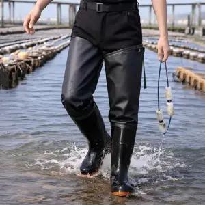 물속돌격 낚시 허벅지 고무 장화 해루질 갯벌 물 방수
