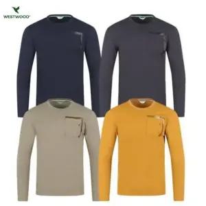 웨스우드 세이브존04 남성 봄/가을  베이직 포켓 라운 티셔츠  WO3MTTR415 DC/DN/L6/M