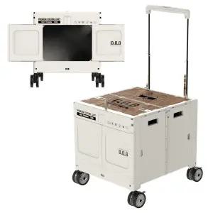 아트박스/기타제조사(상품뒷면참조) [도그독]트윈 접이식 폴딩카트 오픈형 대용량 캐리어