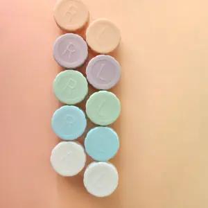 2개세트 렌즈케이스 파스텔컬러 마카롱 마카롱 파스텔컬러 렌즈케이스