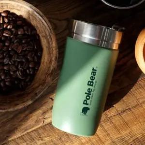 텀블러 304스텐 히말라야 폴베어 중등 캠핑 슬라이드캡 스포츠물병 이중진공 사무실 초등