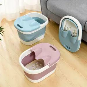 보관이 편한 접이식 족욕 발지압 욕기 폴딩 탕기탕 안마기 지압기 미니마사지기 마사지 롤러기 풋케어