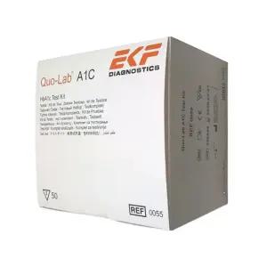 EKF 큐오랩 당화혈색소 측정기 A1C 검사 카트리지 0055 (50개입) - Quo-Lab A1C Test Kit