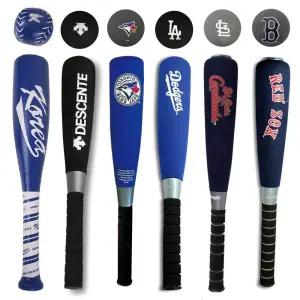 MLB 아동용 폼배트+공세트 알류미늄 야구배트/티볼공