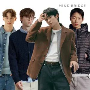 [마인드브릿지]본사 남성 봄 간절기 니트/점퍼/자켓/셔츠/슬랙스 UP TO 82%OFF