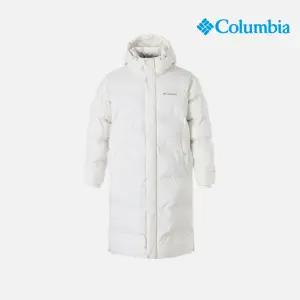 유니 액티브 옴니히트 롱패딩_화이트샌드 (C54-YUD315)