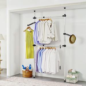 38mm 원터치 고정식행거 2단 (802행거)