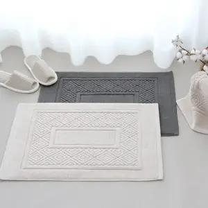 클래식 호텔 욕실 타올 발매트 2장 세트 화장실 면 발수건