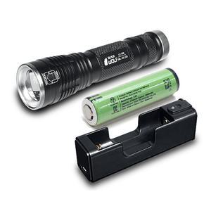 블랙울프 LC-858 미니줌L2 세트 CREE LED 캠핑등 (랜턴+18650 충전배터리+충전거치대)