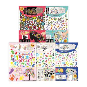 신우 콜라주 스티커 5종세트 꽃 나비 에바알머슨 미술놀이