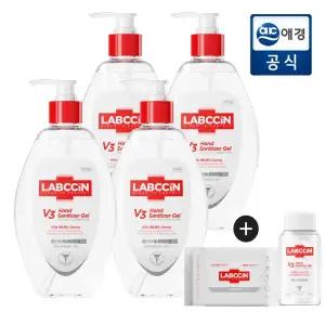 랩신 새니타이저겔 손소독제 500ml x 4개 + 새니타이저 60ml + 손소독티슈 20매 지급