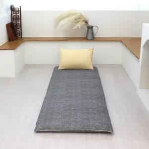 인터카마 멀티싱글 1인 양면사용 두꺼운 요매트 3단 바닥요 손님용매트 까는이불 12colors