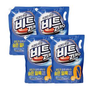 비트 제로 진드기 침투세탁 액체 세탁세제 리필 드럼용 1.55L x4개