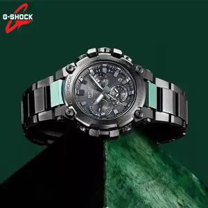 지샥 MTG-B3000BD-1A2DR 태양광충전 전파수신 시간보정 사파이어글라스 손목시계