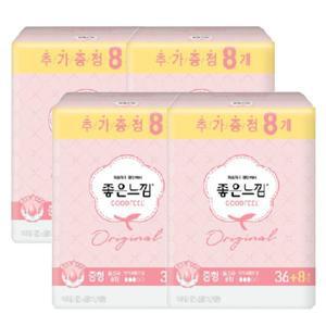 좋은느낌 오리지널 울트라 슬림 날개 중형 44개입 4팩