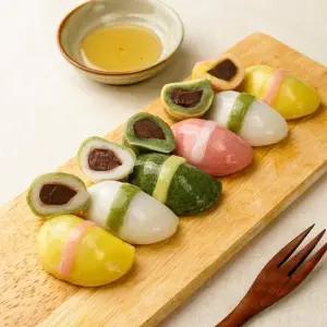 대구칠성시장 궁중떡집 말랑쫀떡 국산쌀 반달 사색바람떡 1kg