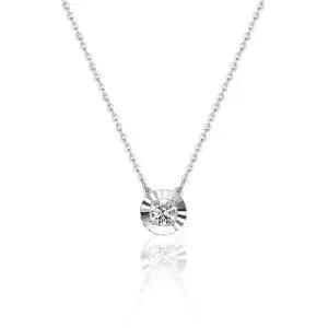 [엘벨라]14K/18K 랩다이아몬드 3부 라운드 컷팅 목걸이(LN3028)