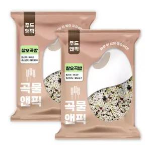 곡물앤픽 국산 찰오곡 4kg(2kg+2kg) 오곡밥 찰밥 정월대보름 혼합잡곡