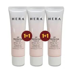 헤라 UV 프로텍터 톤업 50ml 선크림 3개 자외선 차단