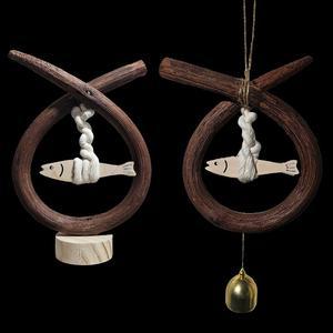 액막이 명태 소코뚜레 소뚜레 도어벨 개업 집들이 편백 국산 액막이 명태 북어 b