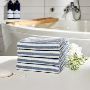 모던하우스 포레스트 잘마르는 세면타월 140g 면사 블루 4개