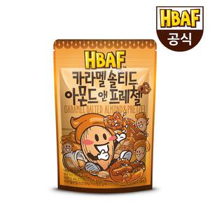 [본사직영] HBAF 카라멜솔티드 아몬드 앤 프레첼 120gX3봉 세트
