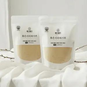 모닝팜 국산 검은콩 검정콩 분말 쪄서 볶은서리태가루 500g + 500g 총 1kg