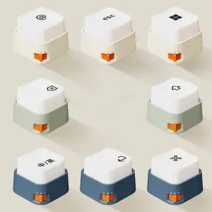 미니 클릭 키캡 키라이트 기계식키보드 무드등 단스탠드