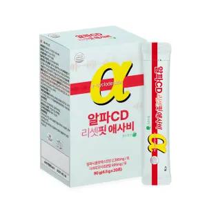 백세식품 알파CD 리셋핏 애사비 4.5g x 20포, 2박스