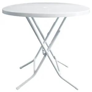 원형탁자 테이블 흰색 1개 편안한 파라솔 접이식 포장마차 플라스틱 야외 정사각 편의점 포차