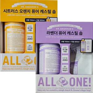 닥터브로너스 퓨어 캐스틸솝 1040ml(본품 740ml+리필 300ml)