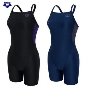 아레나 여자수영복 모노라인 3부 반신 수퍼플라이백 A5FL1LD36