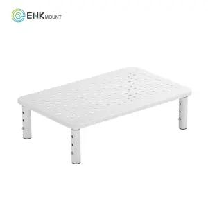 엔키마운트 모니터 받침대 ENK-DT100 화이트 3단계 높이조절
