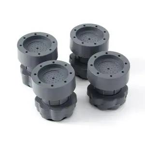 부식방지 받침대 간편 세탁기 밀림 높이조절 4p