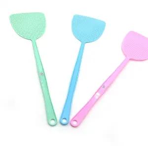 레트로 컬러 파리채 휴대용 초파리 모기 캠핑 여름 가벼운 미니 해충