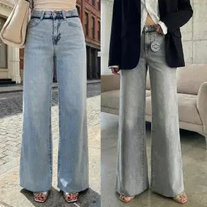 봄 솔트와이드부츠컷 하우룩 봄 밴딩 시그니처 와이드플레어