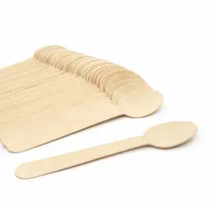 [이지앤] 일회용 나무 수저 스푼 140mm 100개