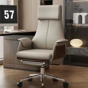 임원 중역 의자 컴퓨터 책상 사장 가죽 체어 대표님 사장님