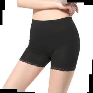 3부속바지 여성 부드러운 3부 속바지 레이스 스판 이너 팬츠 1P