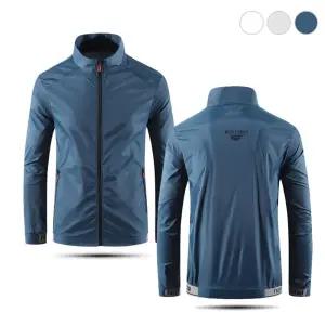 남성 얇은 슬림핏 아이스자켓 elc-9031 트레이닝 윈드 바람막이