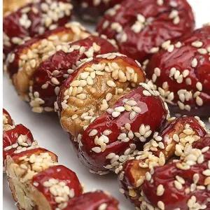 대추호두말이 300g 호두품은대추 영양 어르신 간식 개별포장 대추호두