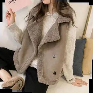 겨울 클래식 여자 페이크퍼 뽀글이 무스탕 조끼