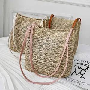 여성숄더백여성백 신혼 여행 여름 휴가 바닷가 패션 가방 라탄 숄더백