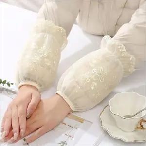 여름 시스루 팔토시 사무 작업용 짧은 소매커버 3색 팔토시 사무용토시 사무용팔토시