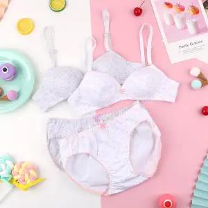 Revenir 초등 여아 주니어브라세트 2단계 국산 면 속옷 신학기 946687