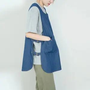 바리스타 앞치마 입는 조끼 에이프런