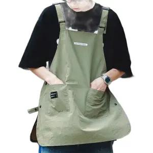 입는앞치마 빅사이즈 앞치마 작업 꽃집 미용 애견 카페 방수