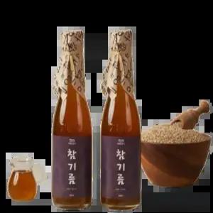 백년본가 참기름+들기름 350ml