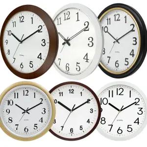 인테리어 원목 원형 무소음 벽시계 개업식 학교 학원 사무실