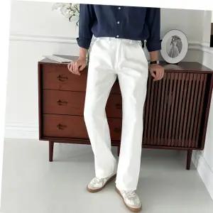 2L- SIN 5004 남자빅사이즈 뒷밴딩 와이드 면바지